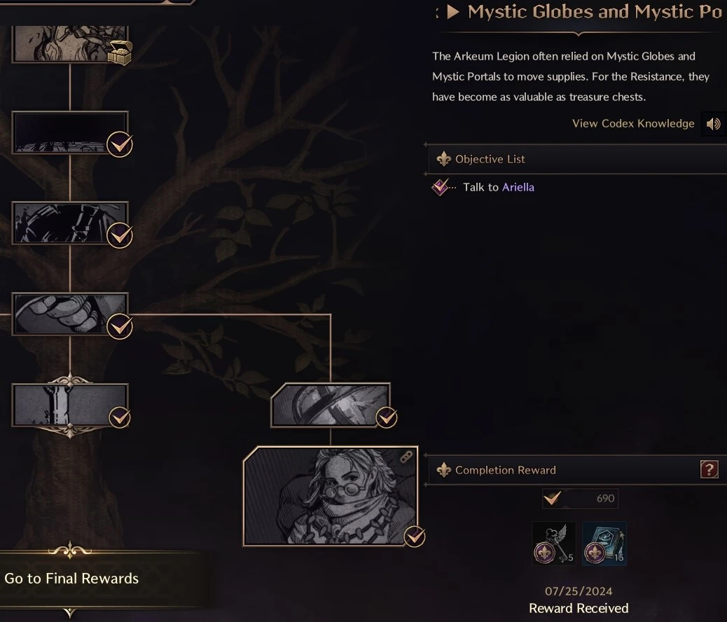 Mystic Globes Portals and Keys Quest