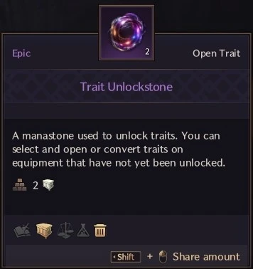 Trait Unlockstone