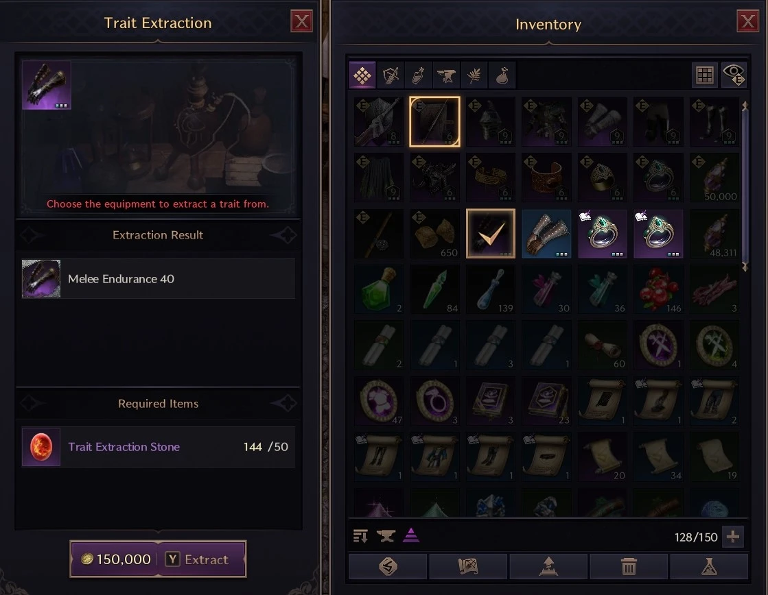Trait Extraction UI