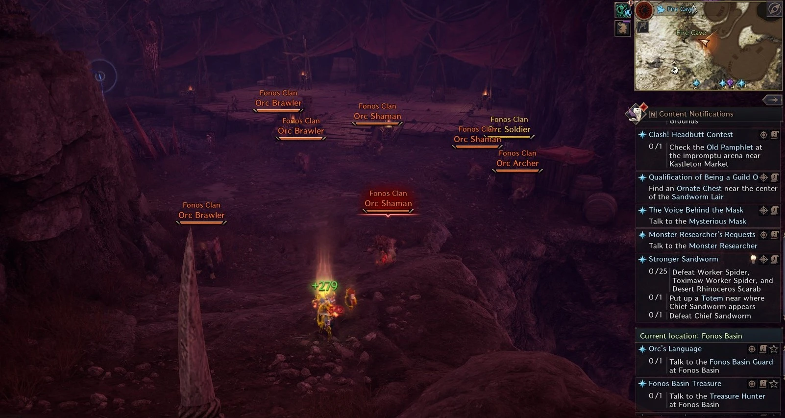Fonos Basin Inside Fire Cave